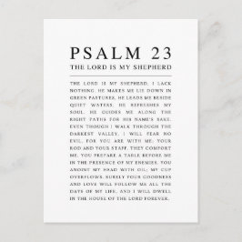 Psalm 23 Herren är min herde Vykort
