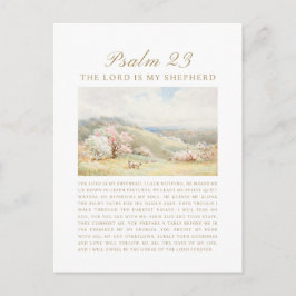 Psalm 23 Herren är min herde Vykort