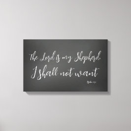 Psalm 23 Herren är min Shepherd Bible Verse Canvastryck