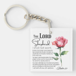 Psalm 23 Herren är min Shepherd Flower