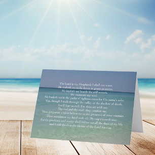 Psalm 23 Herren är min Shepherd Kort