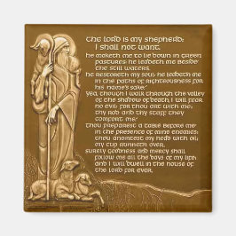 Psalm 23 Herren är min Shepherd Magnet