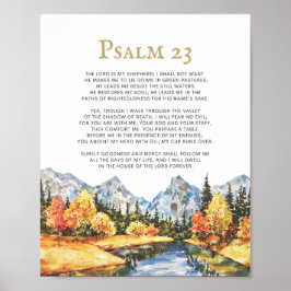 Psalm 23 Herren är min Shepherd Poster