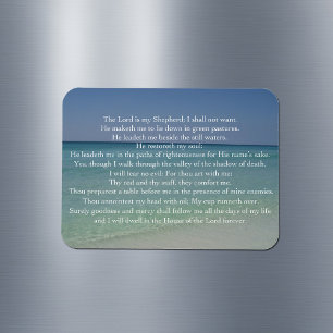 Psalm 23 Herren är min Shepherd-vackra bön Magnet