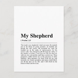Psalm 23 Herren är min Shepherd Vykort