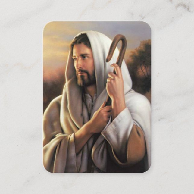 Psalm 23 Herren är mitt shepherd Prayer Card Visitkort (Framsida)
