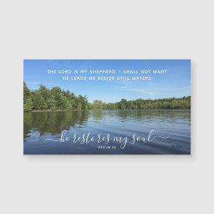 Psalm 23 inspirerande fotonamnet liggande