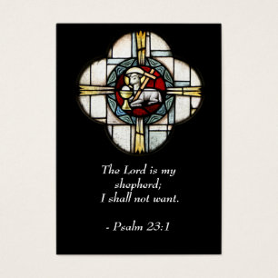 Psalm 23 - Inspireras citationstecken - Visitkort