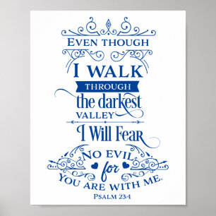Psalm 23 - Jag fruktar inget ont Poster