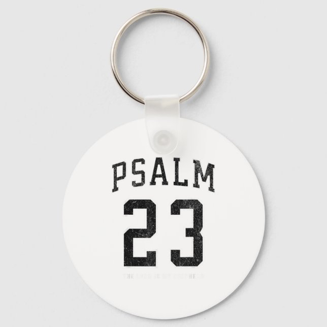 Psalm 23 Jersey  Nyckelring (Framsida)