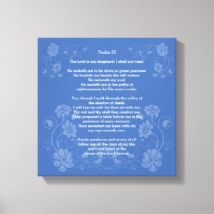 Psalm 23 KJV, Canvastryck