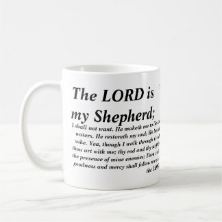 Psalm 23 - KJV-, mugg