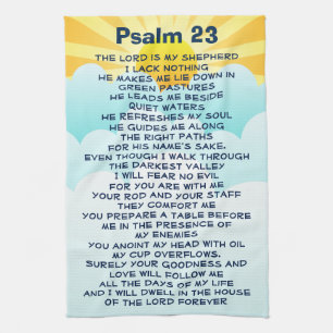 Psalm 23 kökshandduk
