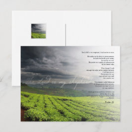 Psalm 23 LORD är min herde - Bible Vykort