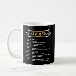 Psalm 23 Lord är min Shepherd Kaffemugg