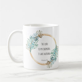 Psalm 23 LORD är min shepherd, Scripture Kaffemugg