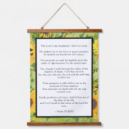 Psalm 23 Lord är Min Shepherd Sunblommor