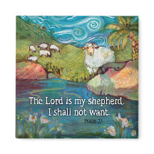 Psalm 23 Magnet, Herren är min Shepherd