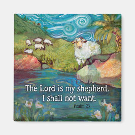 Psalm 23 Magnet, Herren är min Shepherd Magnet