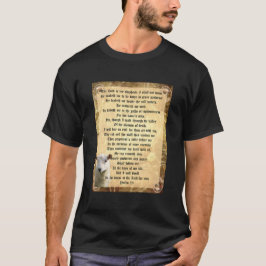 Psalm 23 med lamm t shirt
