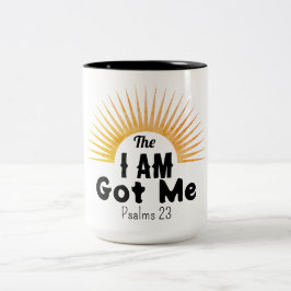 Psalm 23 Modern skriftställen The I AM Fick Mig Två-Tonad Mugg