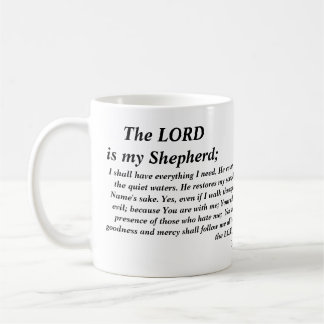 Psalm 23 - modern versionmugg kaffemugg