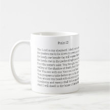Psalm 23 Mugg