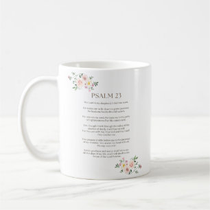 Psalm 23 NKJV Herren är min Shepherd Kaffemugg