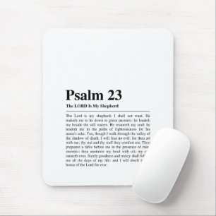 Psalm 23 NKJV Herren är min Shepherd Musmatta