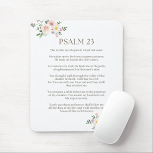 Psalm 23 NKJV Herren är min Shepherd Musmatta