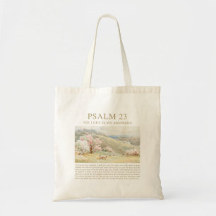 Psalm 23 NKJV Herren är min Shepherd Tygkasse