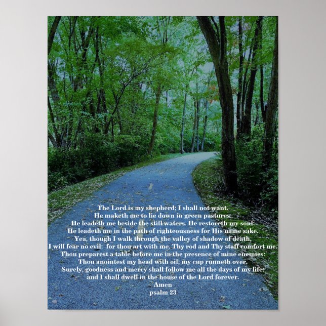 PSALM 23 POSTER (Framsidan)