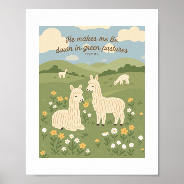 Psalm 23 poster (Framsidan)