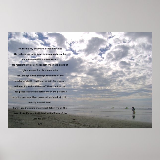 Psalm 23 poster (Framsidan)