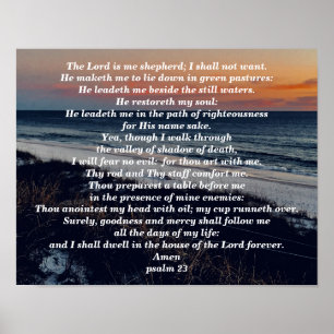 PSALM 23 POSTER