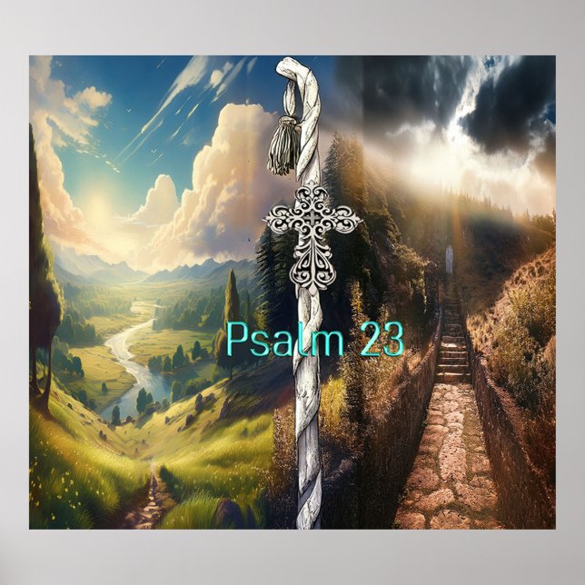Psalm 23 poster (Framsidan)