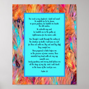 PSALM 23 Psalm of Psalms Poster