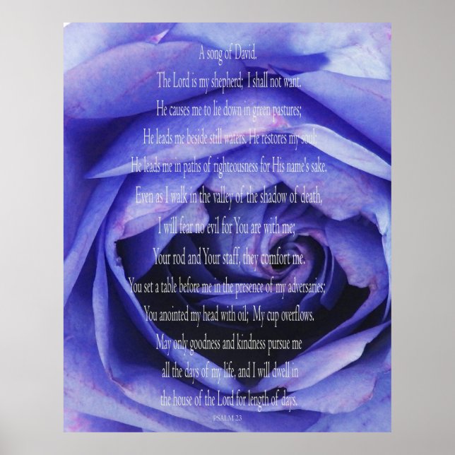 Psalm 23, Sång vid David Print, Value Poster (Framsidan)