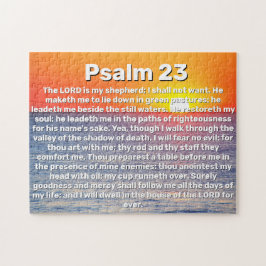 Psalm 23 Solnedgång i Röda oceanen Pussel