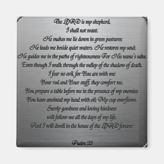 Psalm 23 - Stål Magnet