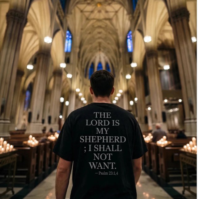 Psalm 23 T-Shirt | Herren är min herde  (Skapare uppladdad)