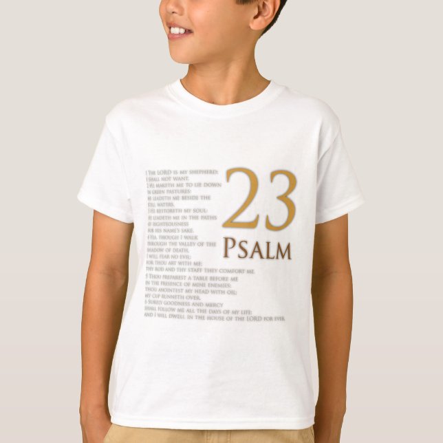 PSALM 23 TEE SHIRT (Framsida)