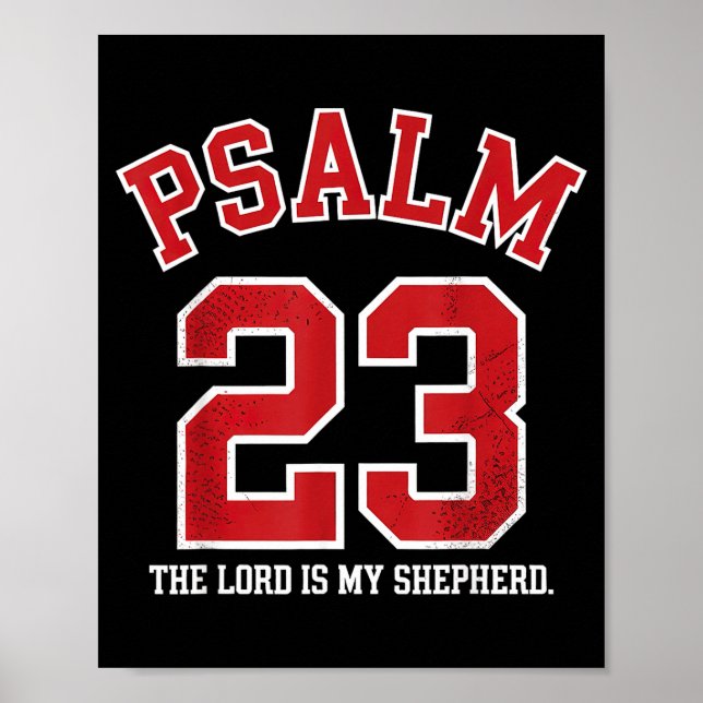 Psalm 23 The Lord Is My Shepherd  Poster (Framsidan)