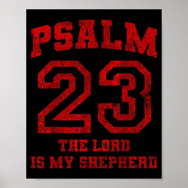 Psalm 23 The Lord Is My Shepherd  Poster (Framsidan)