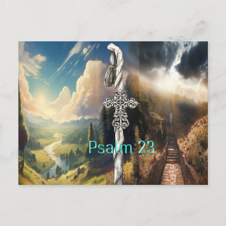 Psalm 23 vykort