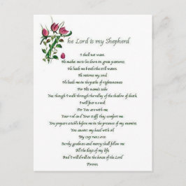 Psalm 23-vykort vykort
