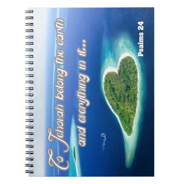 Psalm 24 anteckningsbok (Framsidan)