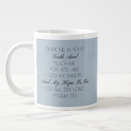 Psalm 25:5 Hope Bible Verse Mug  Jumbo Mugg