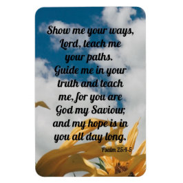 Psalm 25:6-7 magnet