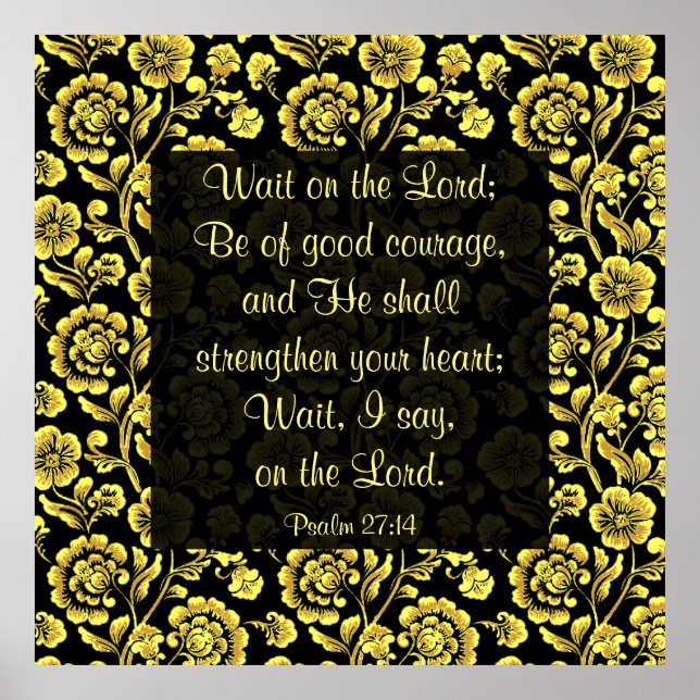 Psalm 27:14 Poster (Framsidan)